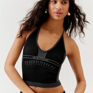 Black Halter Crop Top - Women Intimates & Sleepwear
